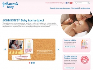 Produkty do pielęgnacji niemowląt Johnsons Baby