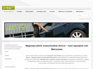 ArtCar - wynajem samochodów w Warszawie